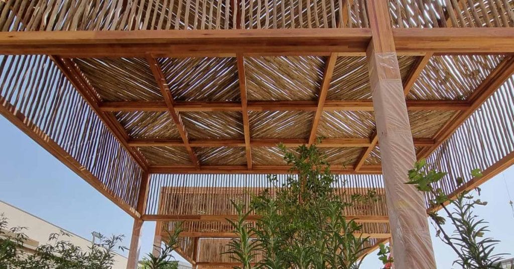 Cape Reed also constructed numerous shading areas