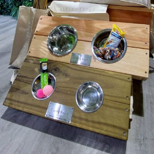 Timber Dog Feeding Stations