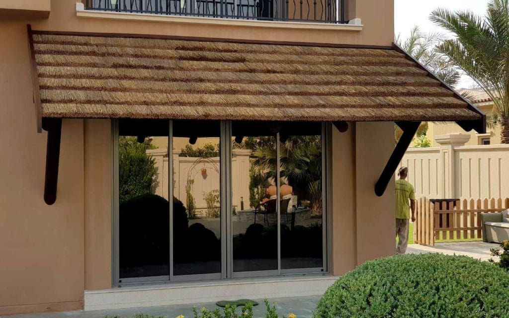 Cape Reed Thatch Tiles Awning